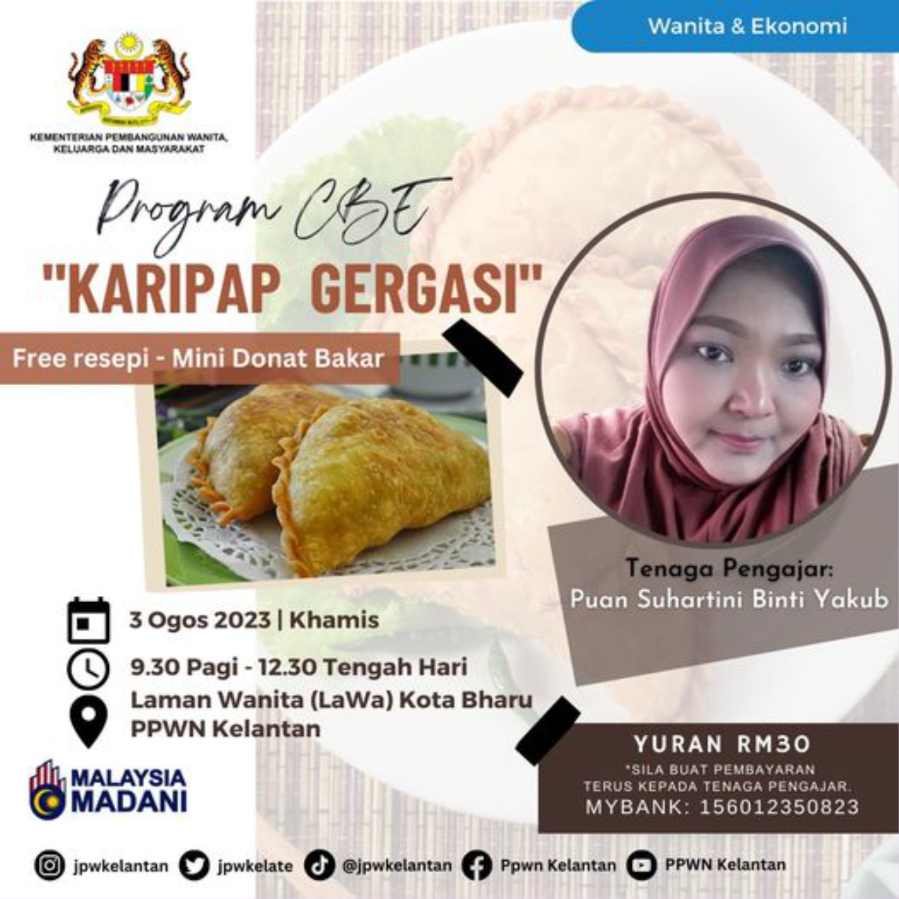 Program CBT : Karipap Gergasi 